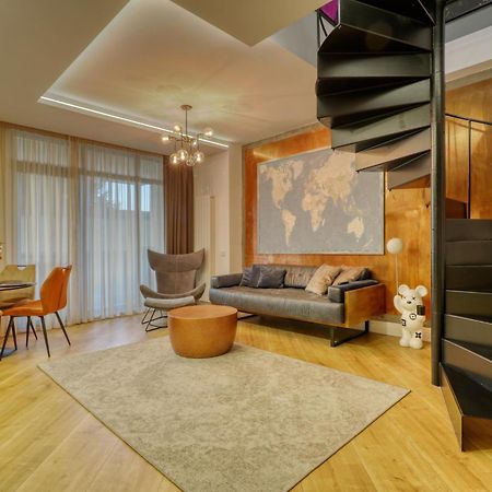 Penthouse Floreasca Bukarest Exteriör bild