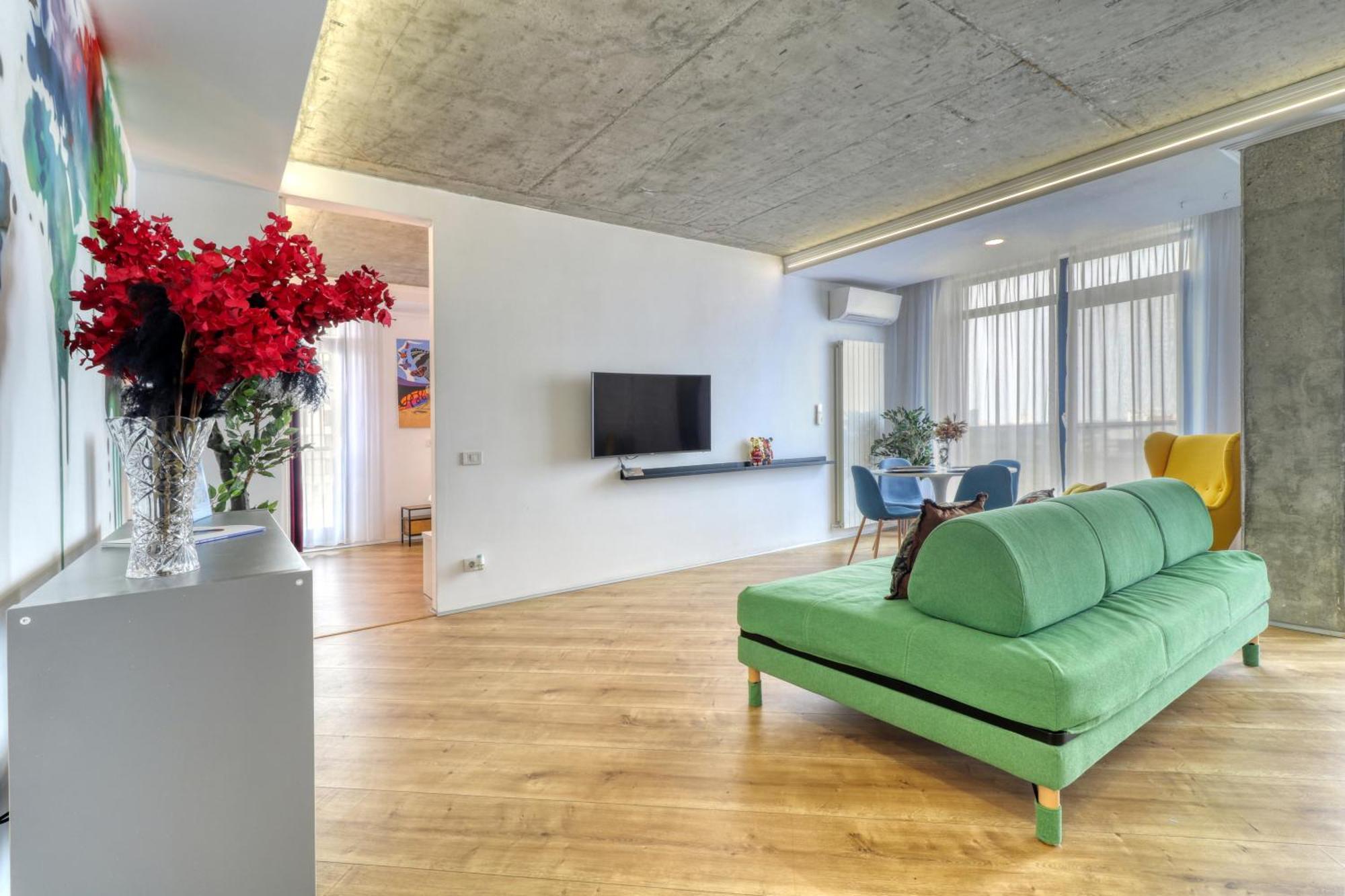 Penthouse Floreasca Bukarest Exteriör bild