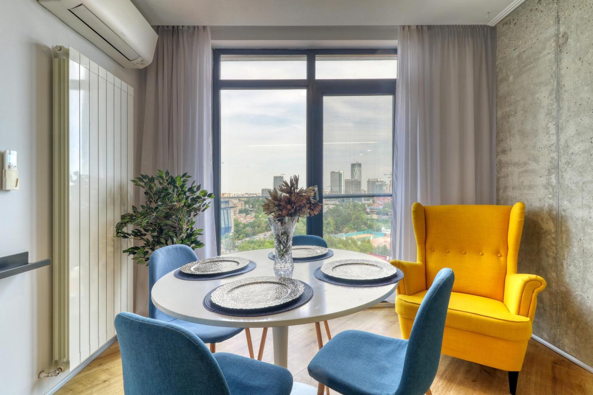 Penthouse Floreasca Bukarest Exteriör bild