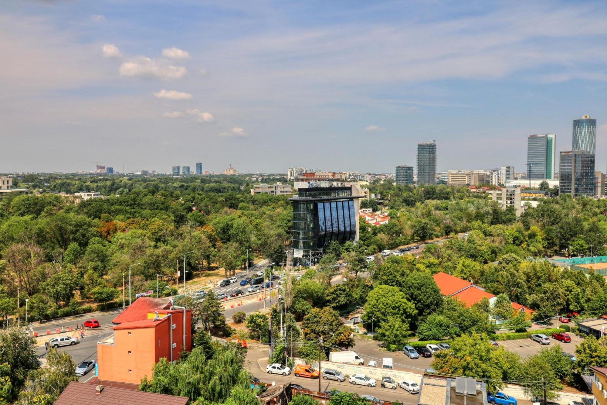 Penthouse Floreasca Bukarest Exteriör bild