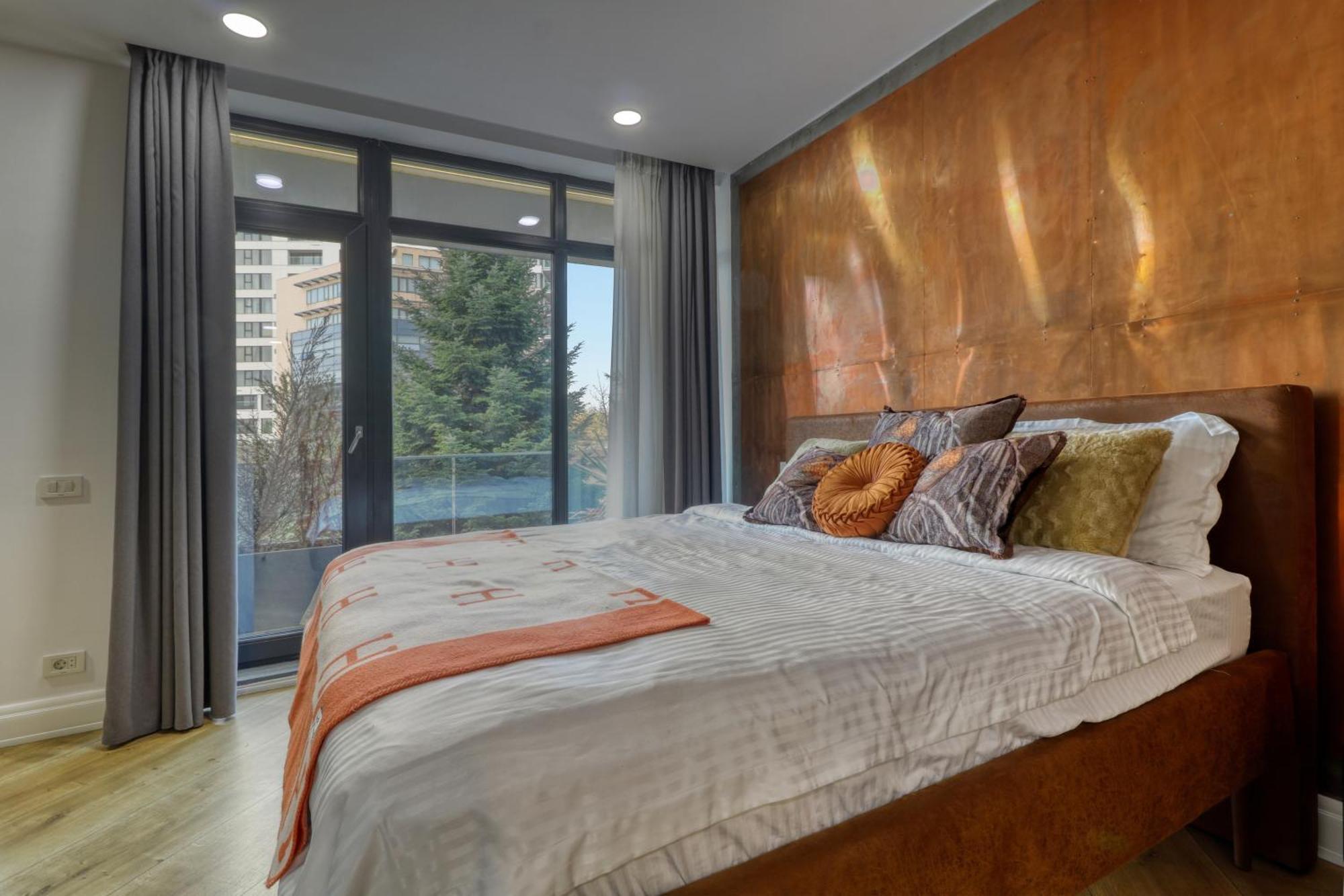 Penthouse Floreasca Bukarest Exteriör bild
