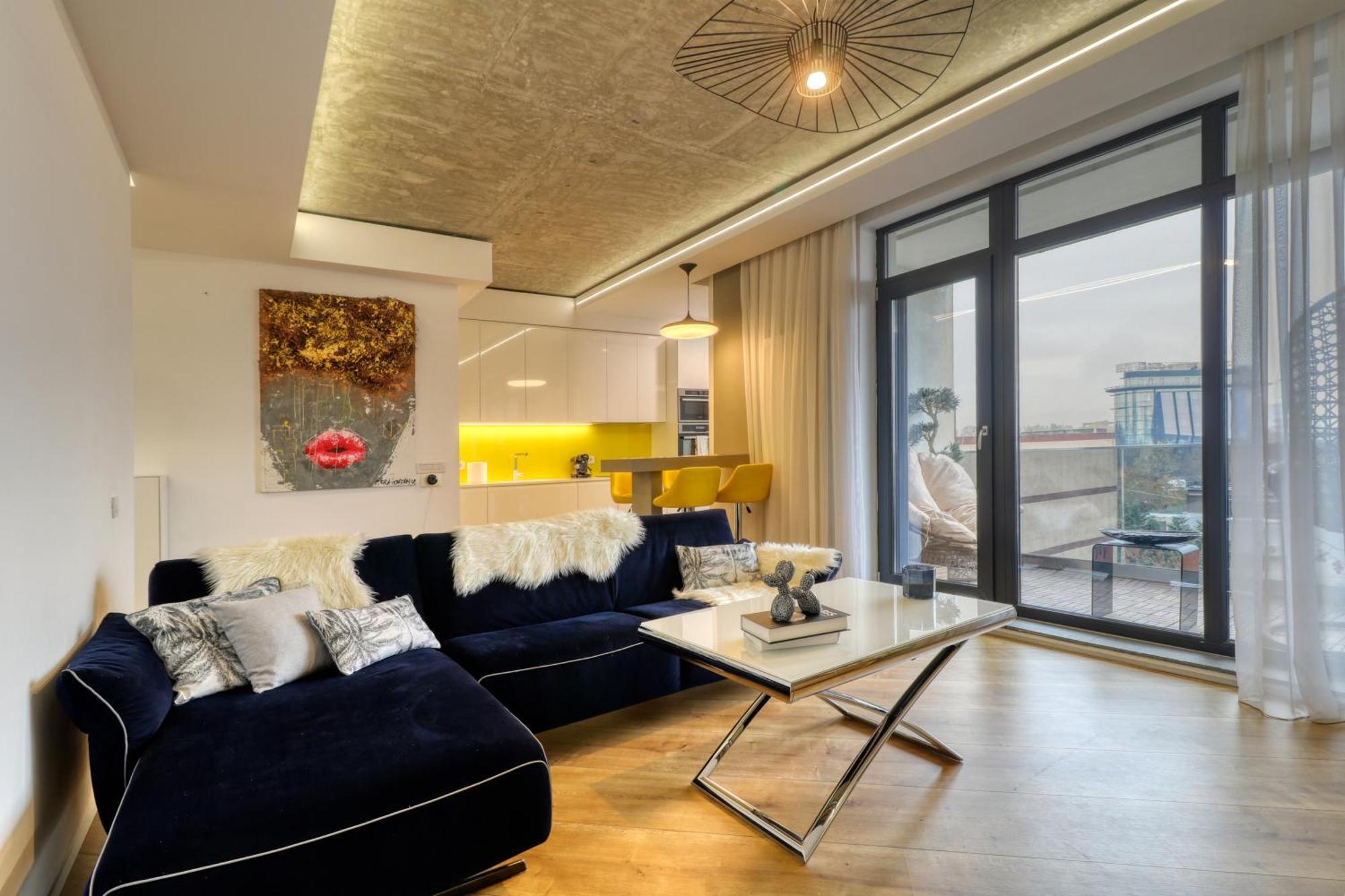 Penthouse Floreasca Bukarest Exteriör bild