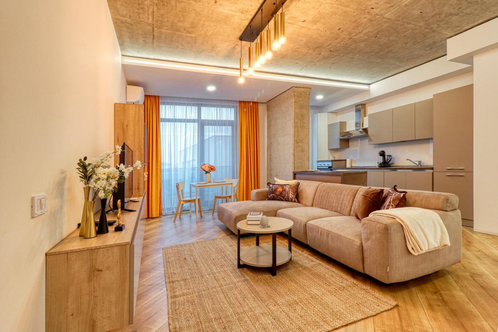 Penthouse Floreasca Bukarest Exteriör bild