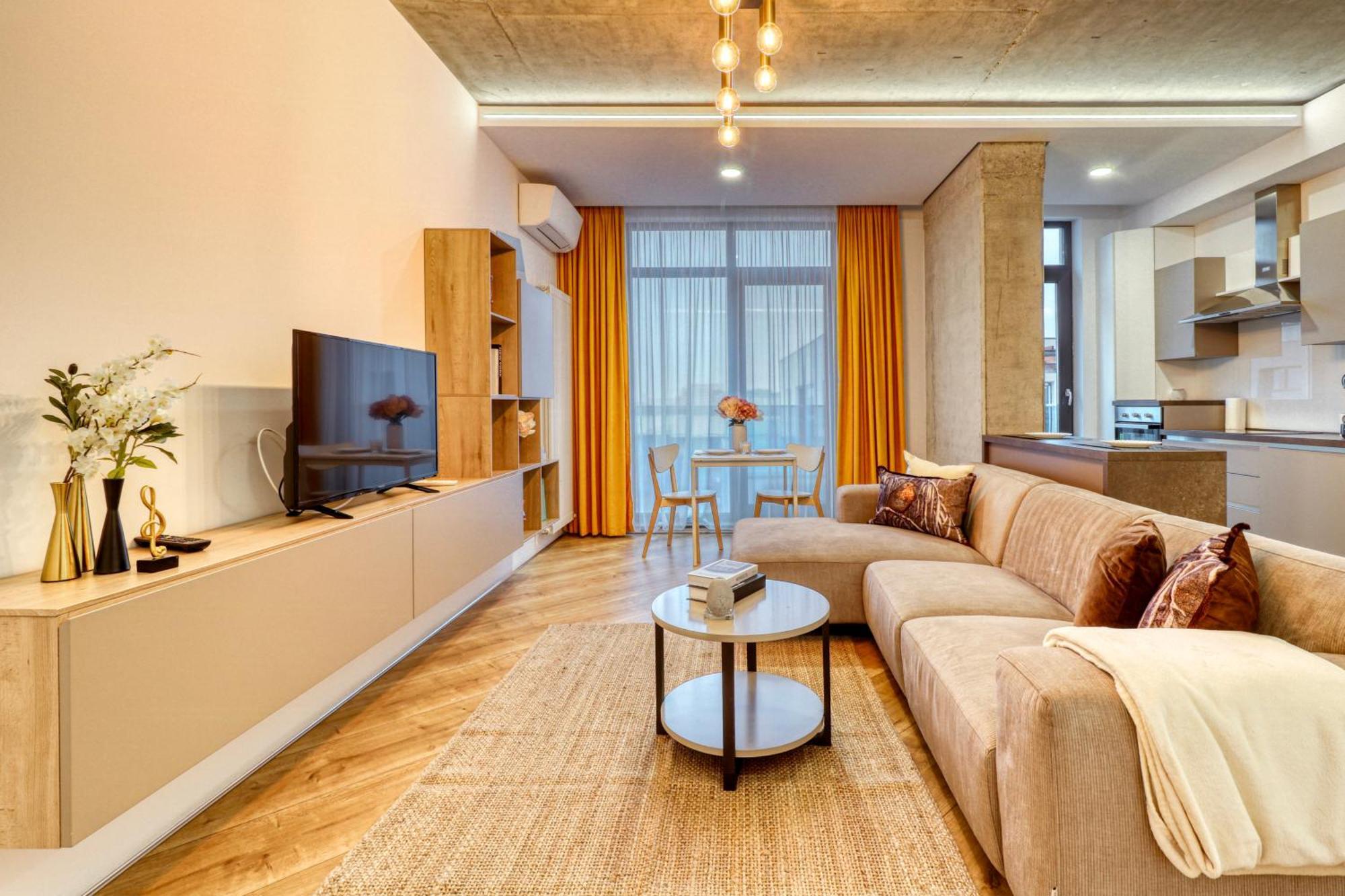Penthouse Floreasca Bukarest Exteriör bild
